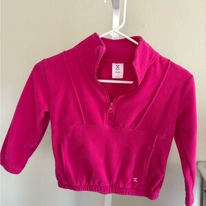 Xersion Hot Pink Child’s Size XS 6-6X Fleece Pullover